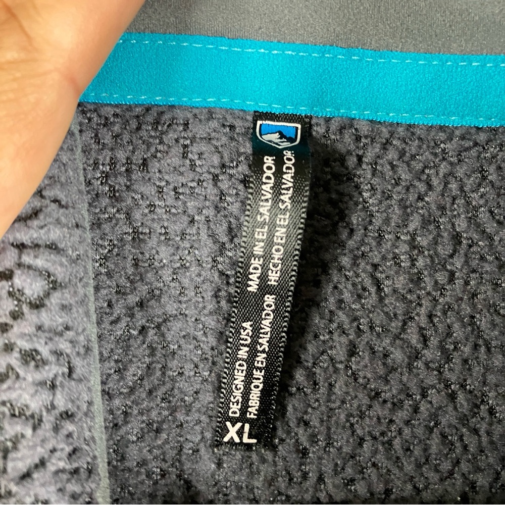 Kuhl Charcoal Fleece Pullover Jacket - Picture 3 of 5